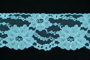 3 inch Flat Lace, Copen (25 yards) MADE IN USA